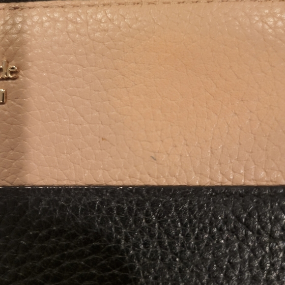 Kate Spade Black and Cream Zip Wallet - Picture 7 of 8